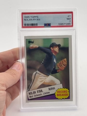 1985 Topps Nolan Ryan Baseball Card (1 of 2)