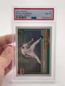 1991 Topps Ryne Sandberg Baseball Card