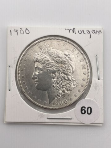 1900 Morgan Silver Dollar Coin (1 of 2)
