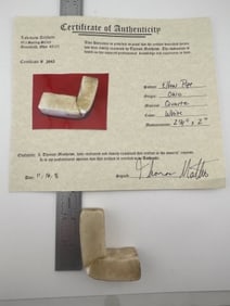 Elbow Pipe with Thomas Matthews COA from Ohio