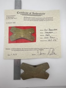 Reel Bannerstone with Thomas Matthews COA from Tennessee