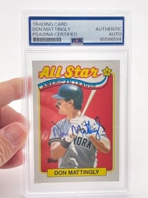 Don Mattingly Hand Signed Authentic Autograph