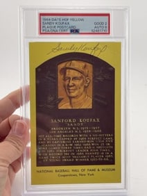 Sandy Koufax Hand Signed Authentic Autograph