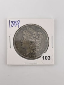 1889 Morgan Silver Dollar Coin