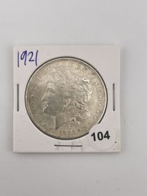 1921 Morgan Silver Dollar Coin