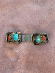 Sterling & Turquoise Watch Band