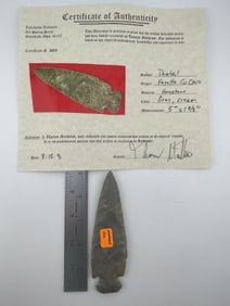 Dovetail with Thomas Matthews COA from Fayette County, Ohio