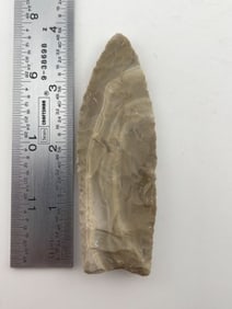 Clovis Indian Artifact Arrowhead