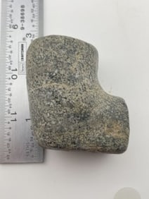 Stone Elbow Pipe Indian Artifact Arrowhead