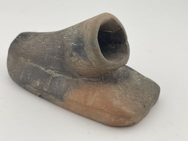 Pottery Platform Pipe Indian Artifact Arrowhead