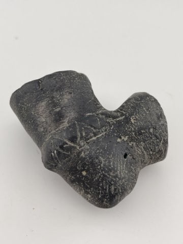 Pottery Pipe with Snake Indian Artifact Arrowhead: KEY WORDS: INDIAN ARTIFACT ARTIFACTS ARROWHEAD ARROWHEADS NATIVE AMERICAN MISSISSIPPIAN QUAPAW CADDO POTTERY COINS MORGAN DOLLAR PEACE DOLLAR SILVER COINS Arkansas. Now taking in consignments for pre-
