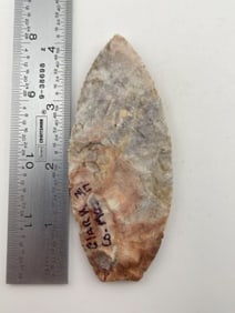 Agate Basin Indian Artifact Arrowhead