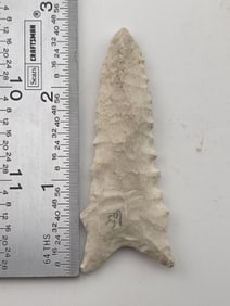 Dalton Indian Artifact Arrowhead