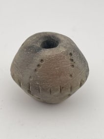 Large Pottery Bead Indian Artifact Arrowhead