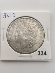 1921 S Morgan Silver Dollar Coin