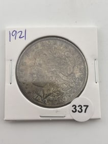 1921 Morgan Silver Dollar Coin