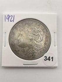 1921 Morgan Silver Dollar Coin