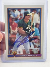 Jose Canseco Hand Signed Authentic Autograph