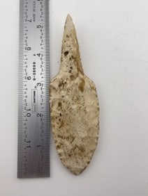 5 & 1/4" Drill Indian Artifact Arrowhead