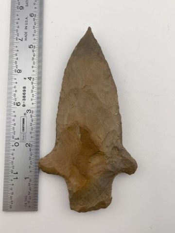 5 & 1/2" Adena Indian Artifact Arrowhead (1 of 3)