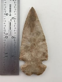 3 & 1/2" Dovetail Indian Artifact Arrowhead