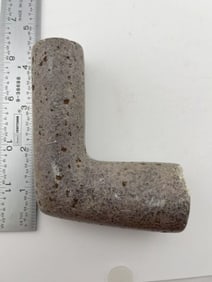 Stone Elbow Pipe Indian Artifact Arrowhead