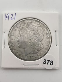 1921 Morgan Silver Dollar Coin