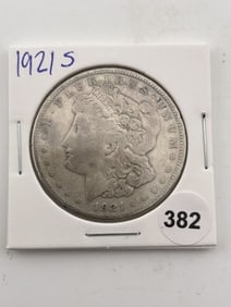 1921 S Morgan Silver Dollar Coin