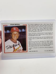 Stan Musial Hand Signed Authentic Autograph