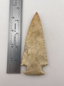 4 & 3/4" Hardin Indian Artifact Arrowhead