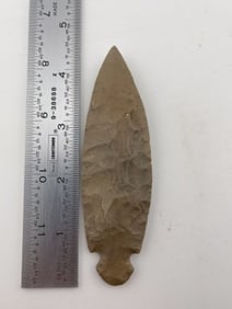 4 & 1/2" Turkeytail Indian Artifact Arrowhead