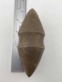 War Club Grooved Indian Artifact Arrowhead