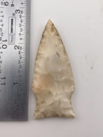 Dalton Indian Artifact Arrowhead