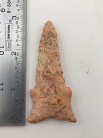 Dalton Indian Artifact Arrowhead