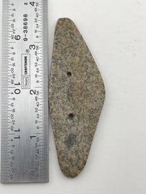 Gorget Indian Artifact Arrowhead