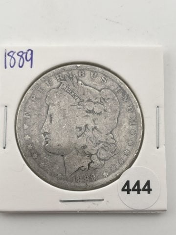 1889 Morgan Silver Dollar Coin (1 of 2)