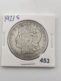 1921 S Morgan Silver Dollar Coin