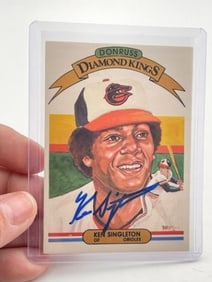 Ken Singleton Hand Signed Authentic Autograph