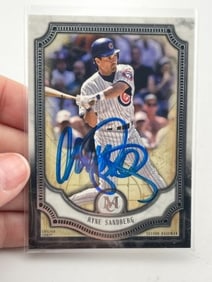 Ryne Sandberg Hand Signed Authentic Autograph