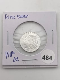 1/10th oz Fine Silver Coin