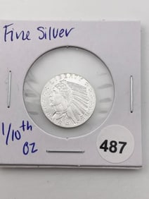 1/10th oz Fine Silver Coin