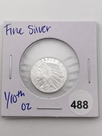 1/10th oz Fine Silver Coin