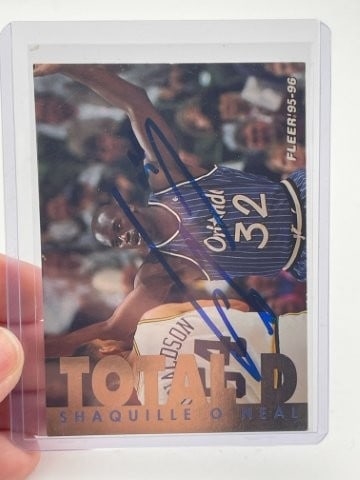 Shaq O'Neal Hand Signed Authentic Autograph: KEY WORDS: INDIAN ARTIFACT ARTIFACTS ARROWHEAD ARROWHEADS NATIVE AMERICAN MISSISSIPPIAN QUAPAW CADDO POTTERY COINS MORGAN DOLLAR PEACE DOLLAR SILVER COINS Arkansas. Now taking in consignments for pre-