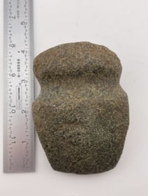 Miniature Grooved Axe Indian Artifact Arrowhead