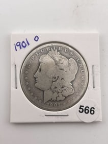 1901 O Morgan Silver Dollar Coin