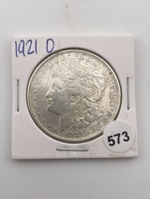 1921 D Morgan Silver Dollar Coin