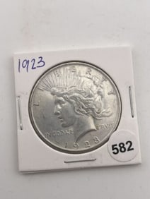 1923 Peace Silver Dollar Coin