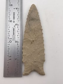 Dalton Indian Artifact Arrowhead