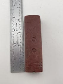Catlinite Pipe Indian Artifact Arrowhead