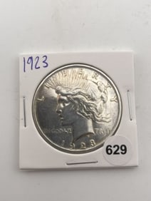 1923 Peace Silver Dollar Coin
